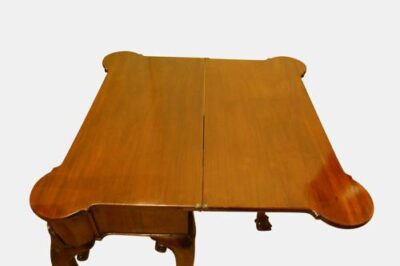 Mahogany Foldover Table Antique Furniture 8