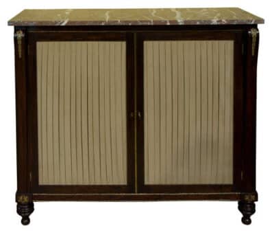 Regency Faux rosewood side cabinet Antique Cabinets 5