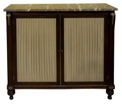 Regency Faux rosewood side cabinet - Image 3