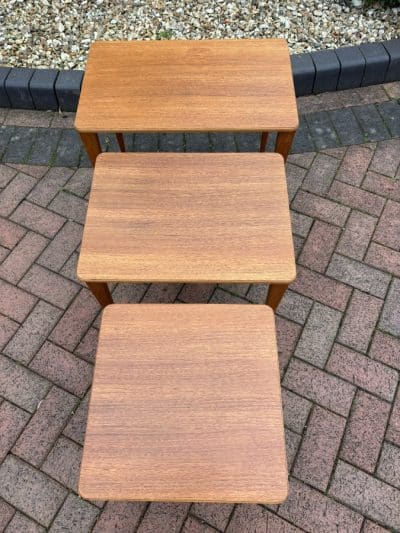 Gordon Russell Nest of Three Tables c1950s Cotswolds Antique Furniture 7