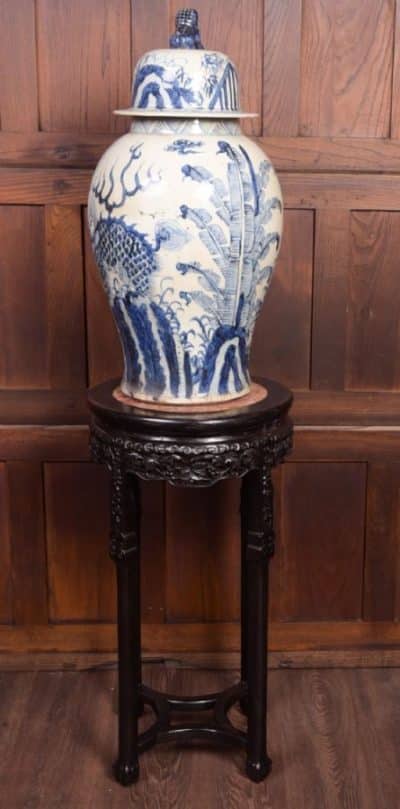 Chinese Carved Hardwood Vase Stand SAI1832