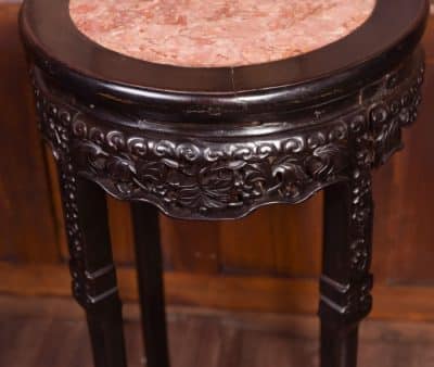 Chinese Carved Hardwood Vase Stand SAI1832 - Image 8