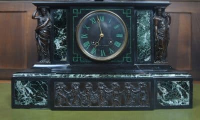 French Marble Mantel Clock SAI3280 Antique Clocks 4