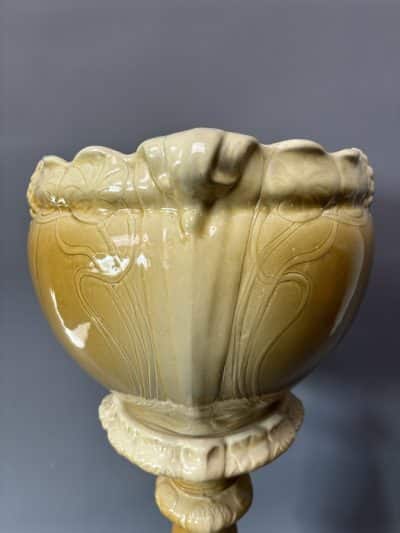 Art Nouveau Jardinere on Stand c1895 - Image 4