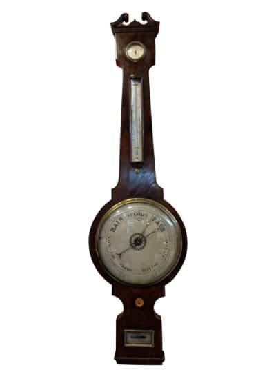 A Fine George III Banjo Barometer Scientific Antiques 3