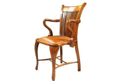 Mahogany desk chair - Image 4