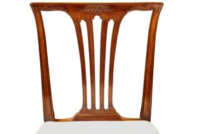 Set of six Georgian dining chairs - Image 5