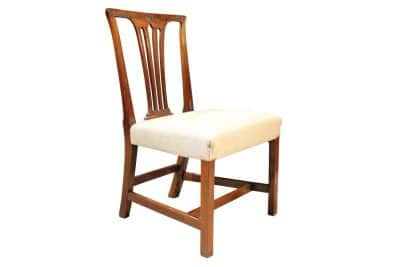 Set of six Georgian dining chairs - Image 4