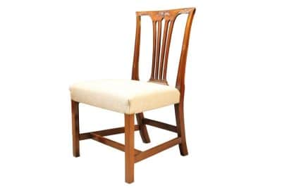 Set of six Georgian dining chairs - Image 3