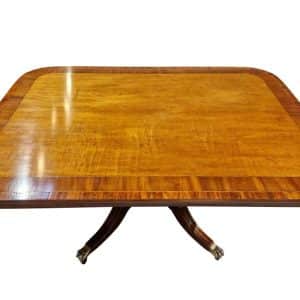 Georgian Mahogany Tilt Top Dining Table Antique Furniture