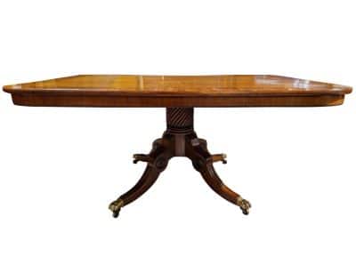Georgian Mahogany Tilt Top Dining Table Antique Furniture 7
