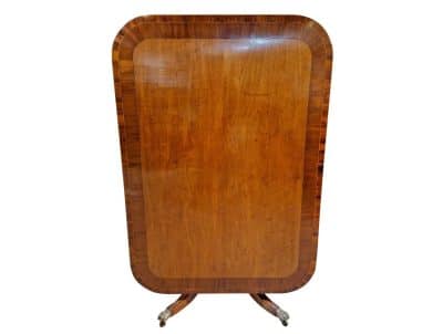 Georgian Mahogany Tilt Top Dining Table - Image 3