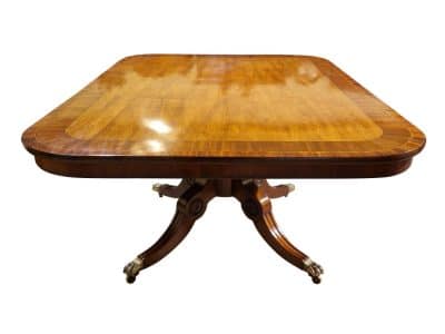 Georgian Mahogany Tilt Top Dining Table Antique Furniture 9