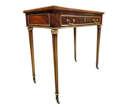 French Mahogany Writing Table Antique Furniture 7