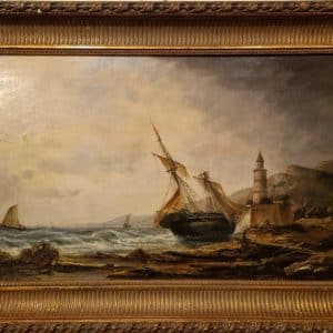 Ship Wreck by Millson-Hunt Antique Art 3
