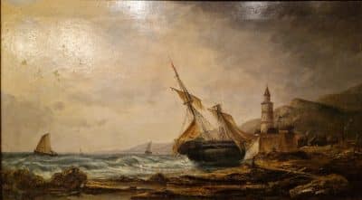 Ship Wreck by Millson-Hunt Antique Art 4