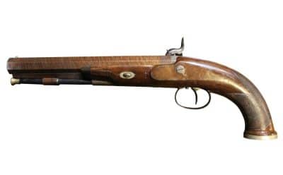 Pair of percussion dueling/target pistols - Image 7
