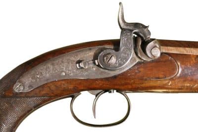 Pair of percussion dueling/target pistols - Image 5
