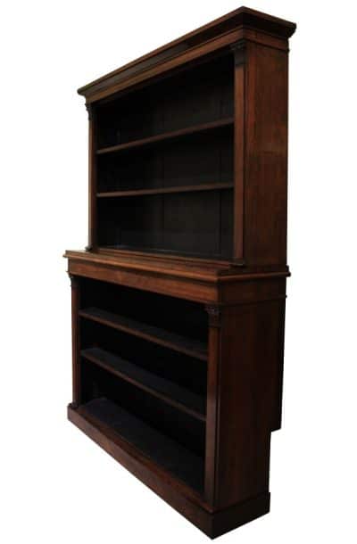 Early19thc Rosewood Open Bookcase Antique Bookcases 5