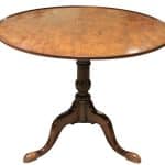 18th Dishtop Circular Table Antique Furniture