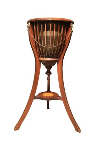 Edwardian Mahogany Jardiniere - Image 2