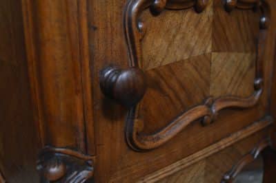 Victorian French Walnut Pot Cupboard SAI3283 - Image 9