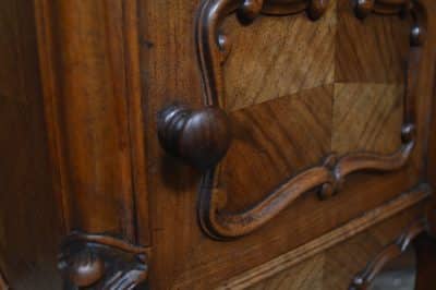 Victorian French Walnut Pot Cupboard SAI3283 Antique Cupboards 11