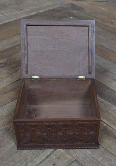 Edwardian Chip Carved Trinket Box SAI3285 Antique Boxes 10