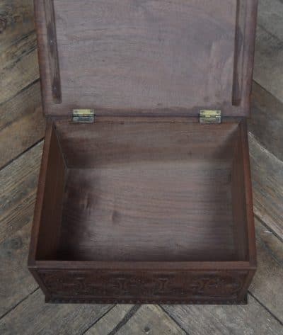 Edwardian Chip Carved Trinket Box SAI3285 - Image 7