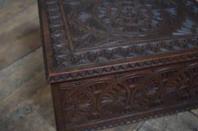 Edwardian Chip Carved Trinket Box SAI3285 Antique Boxes 5