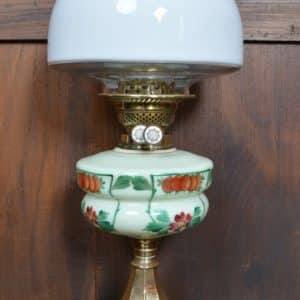 Hand Painted Oil/ Paraffin Lamp SAI3198 Antique Lighting