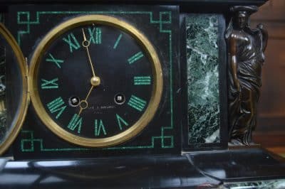 French Marble Mantel Clock SAI3280 Antique Clocks 10