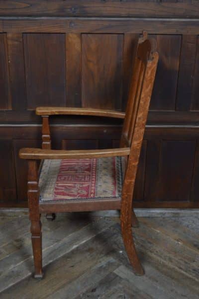 Oak Arts & Crafts Arm Chair SAI3183 Antique Chairs 5