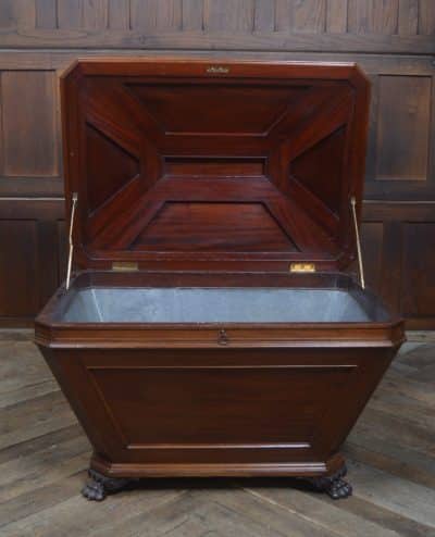 Mahogany Sarcophagus Shaped Wine Cooler SAI1677 - Image 9