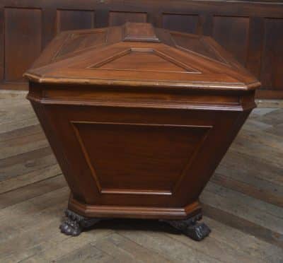 Mahogany Sarcophagus Shaped Wine Cooler SAI1677 Miscellaneous 6