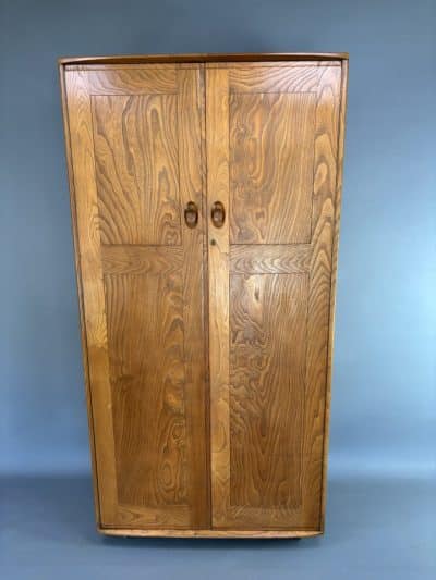 Mid Century Ercol Windsor Elm Single Wardrobe elm Antique Furniture 3