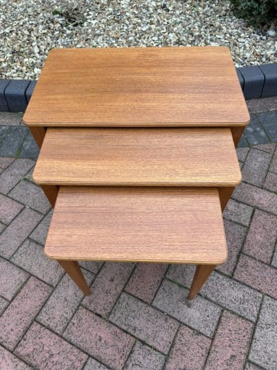Gordon Russell Nest of Three Tables c1950s Cotswolds Antique Furniture 5