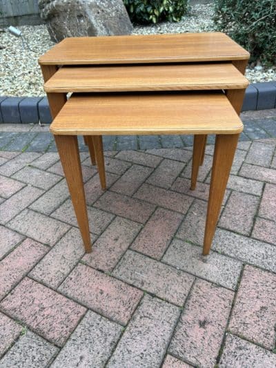 Gordon Russell Nest of Three Tables c1950s Cotswolds Antique Furniture 3