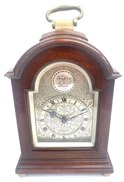 Mahogany Miniature Mantel Clock