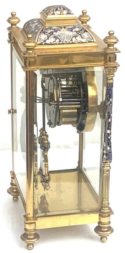 Champlevé Ormolu Mantel Clock