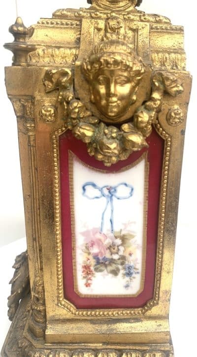 French Sevres Mantel Clock