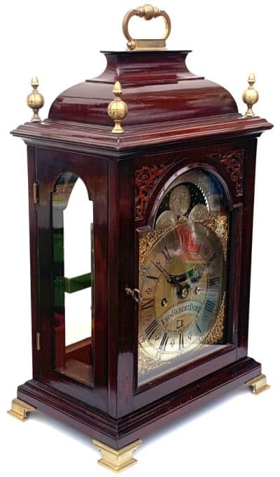 Antique Verge Bell Top Bracket Clock