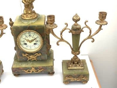 French Marble Mantel Clock