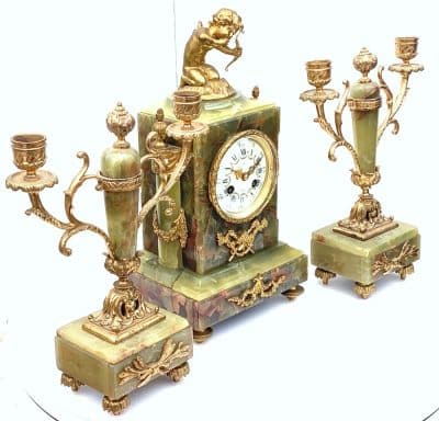 French Marble Mantel Clock