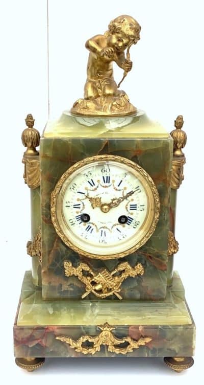 French Marble Mantel Clock