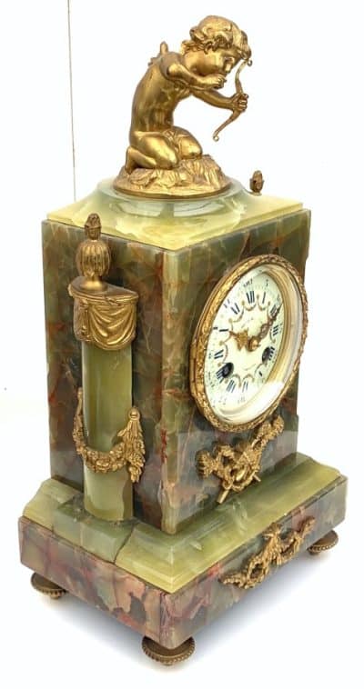 French Marble Mantel Clock