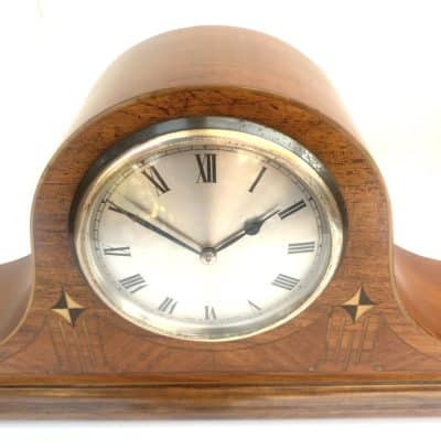 Mahogany Timepiece Mantel Clock