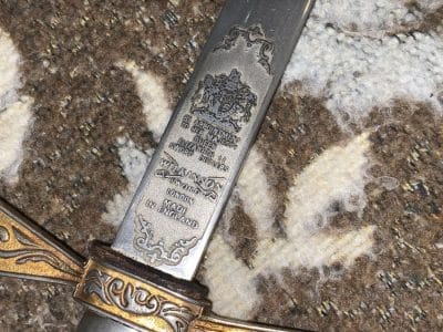 Masonic Sword by Wilkinson Sword Cutlers to the Queen - Image 12