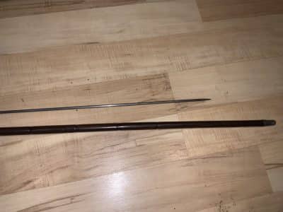 Partridge Wood Gentleman’s walking stick sword stick with silver mount Miscellaneous 23