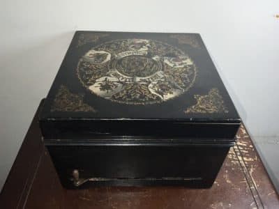 Symphonion twin comb box Antique Boxes 3